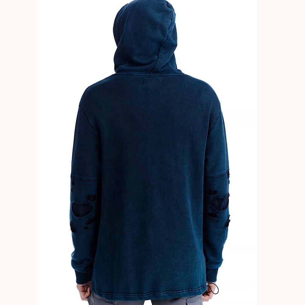 TRUE RELIGION Men’s Double Dye Pullover Hoodie - Picture 7 of 8